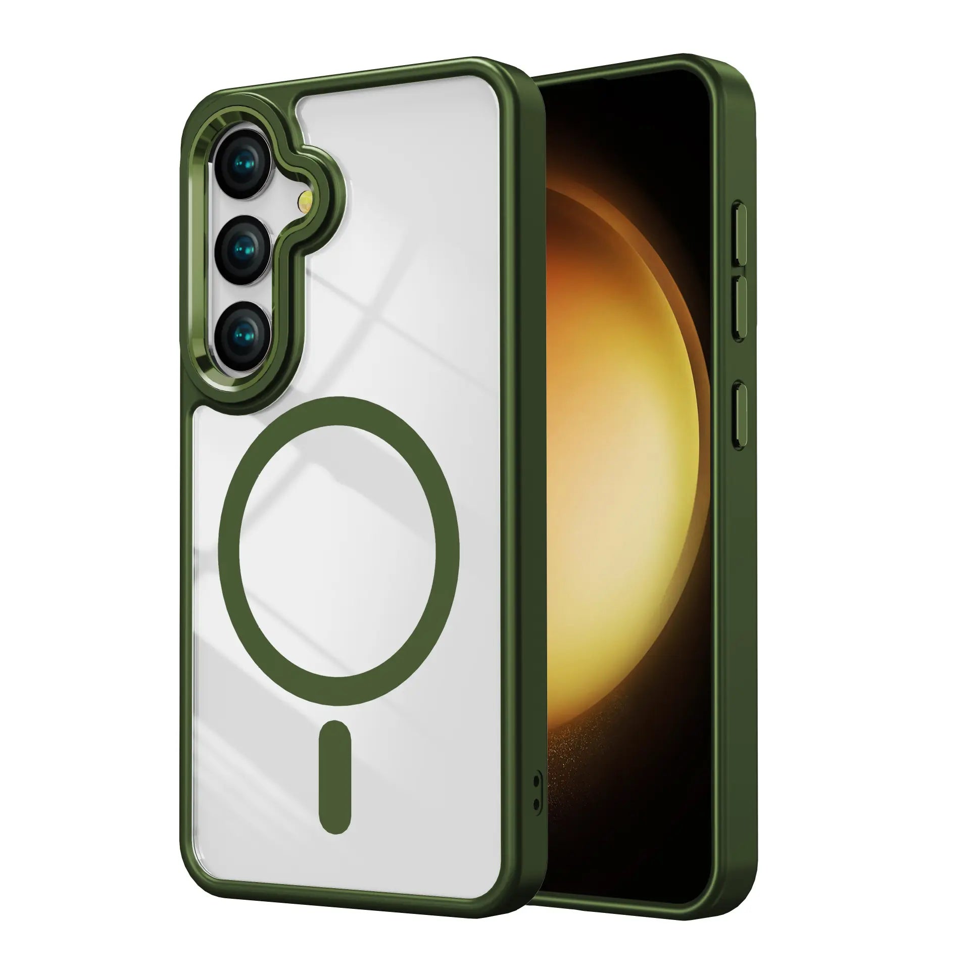 Transparent Hybrid MagSafe Case for Samsung Galaxy S24 FE Transparent Hybrid MagSafe Case for Samsung Galaxy S24 FE